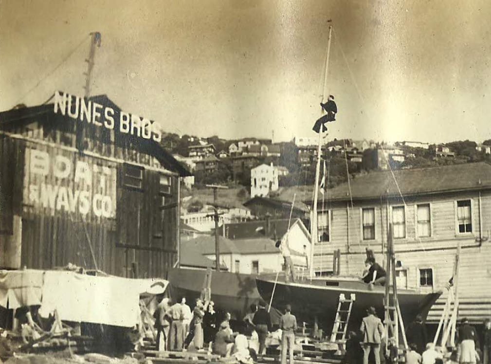 The Nunes Brothers Boat and Ways Company in Sausalito
